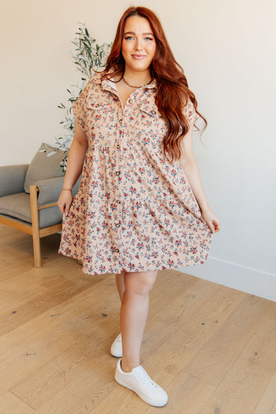 Made with soft corduroy and featuring a relaxed fit, this dress is both functional and fashionable. With front chest pockets and a tiered skirt, it's the perfect dress for any occasion
