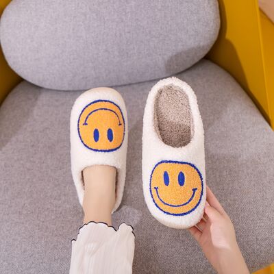 hese cozy and plush slippers are designed to bring a smile to your face every time you put them on