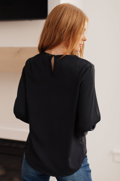 Look and feel your best, no matter the occasion, with our Peaceful Moments Smocked Sleeve Blouse