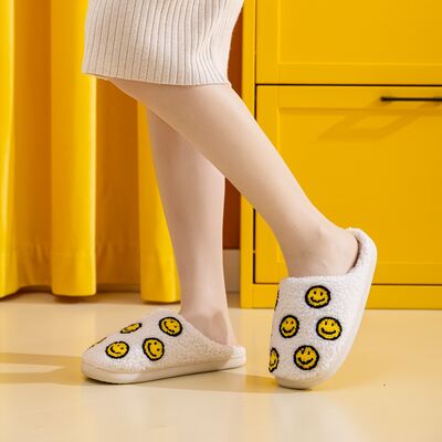 These cozy and plush slippers are designed to bring a smile to your face every time you put them on